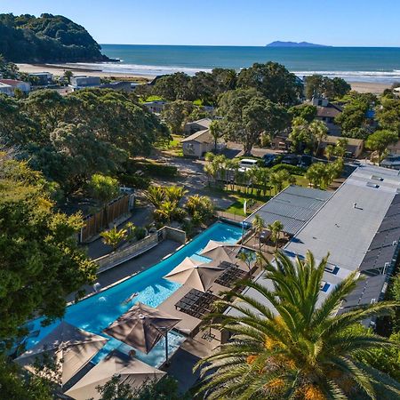 Tasman Holiday Parks - Waihi Beach Kültér fotó Aerial view of the hotel